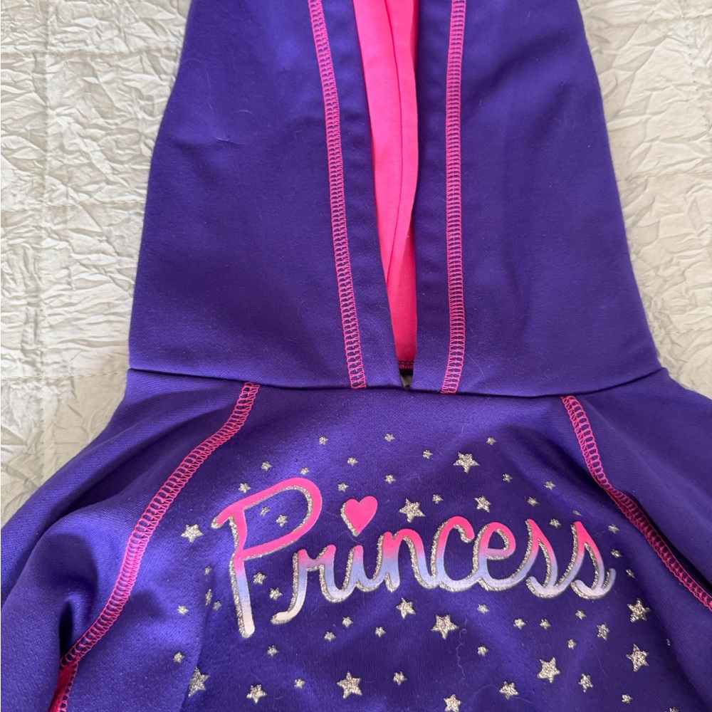 jumping beans Purple and Pink "Princess" Hooded Sweatshirt - Picture 2 of 6